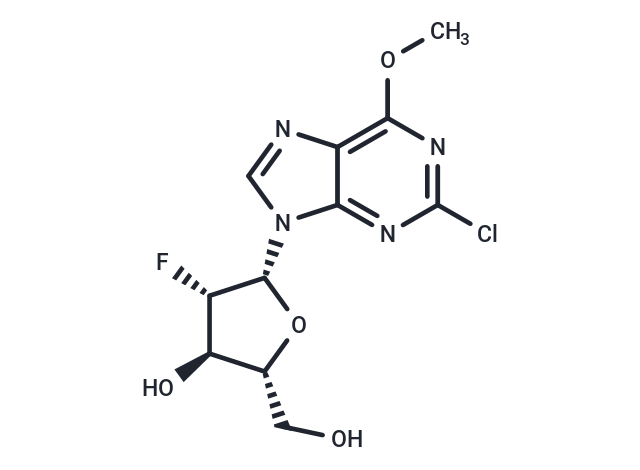 化合物 2-Chloro-6-methoxypurine -9-beta-D-(2’-deoxy-2’-fluoro)-arabinoriboside,2-Chloro-6-methoxypurine -9-beta-D-(2’-deoxy-2’-fluoro)-arabinoriboside