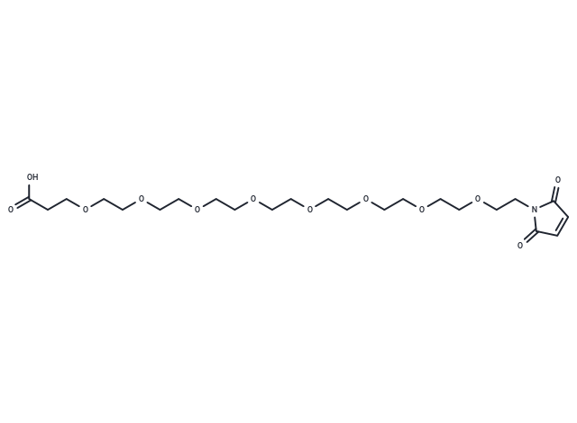 化合物 Mal-PEG8-acid,Mal-PEG8-acid