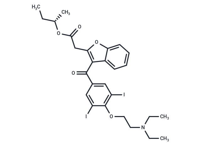 化合物 Budiodarone,Budiodarone