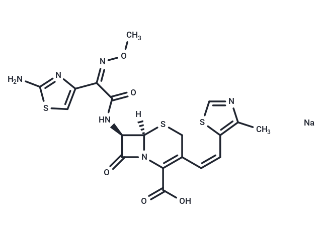 化合物 Cefditoren sodium,Cefditoren sodium