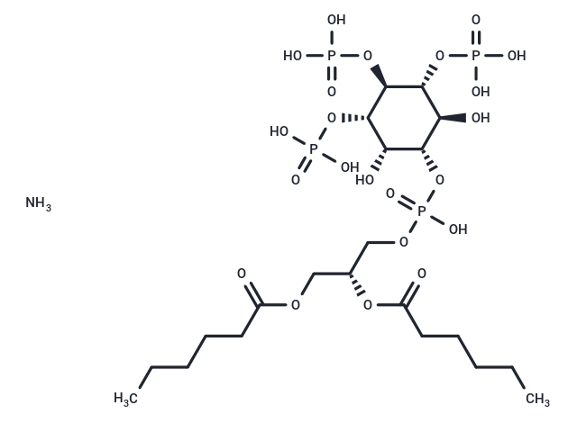 PtdIns-(3,4,5)-P3 (1,2-dihexanoyl) (ammonium salt),PtdIns-(3,4,5)-P3 (1,2-dihexanoyl) (ammonium salt)