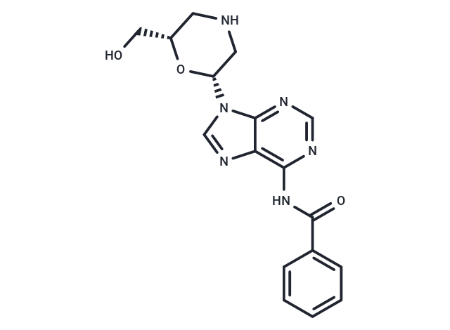 化合物 N6-Benzoyl-7’-OH-morpholino adenosine,N6-Benzoyl-7’-OH-morpholino adenosine