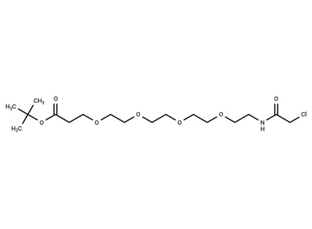 化合物 Chloroacetamido-PEG4-C2-Boc,Chloroacetamido-PEG4-C2-Boc