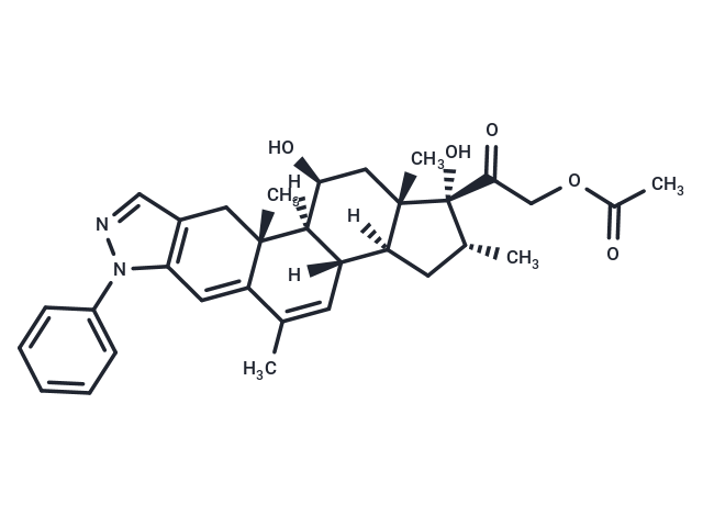 化合物 Cortivazol,Cortivazol