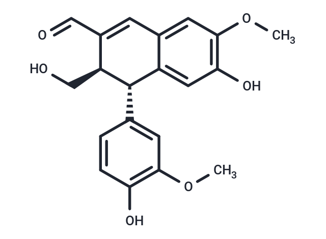 6-羥基-4-(4-羥基-3-甲氧基苯基)-3-羥基甲基-7-甲氧基-3,4-二氫-2-萘甲醛,7,8,9,9-Tetradehydroisolariciresinol