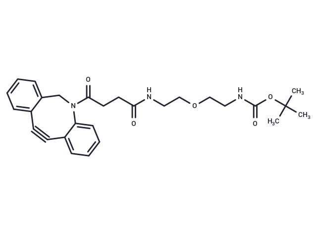 化合物 DBCO-PEG1-NH-Boc,DBCO-PEG1-NH-Boc