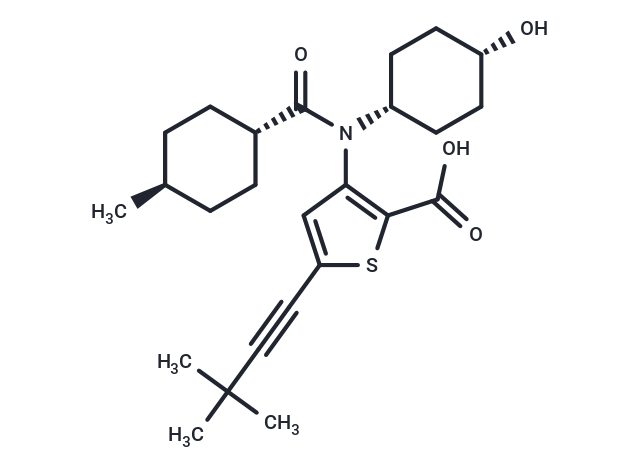 化合物 cis-Lomibuvir,cis-Lomibuvir