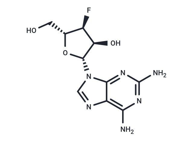 化合物 2-Amino-3’-deoxy-3’-fluoroadenosine,2-Amino-3’-deoxy-3’-fluoroadenosine