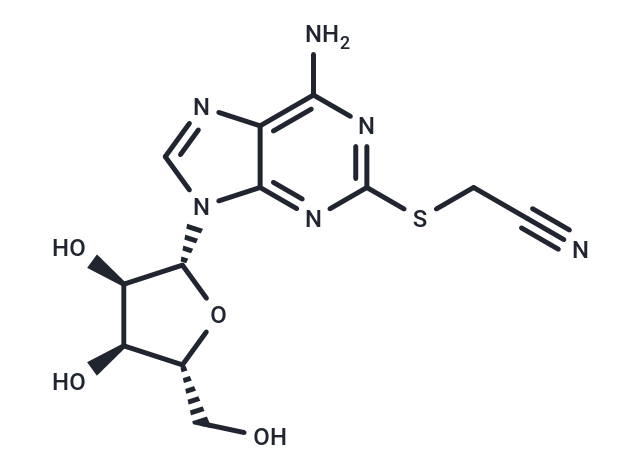 化合物 2-Cyanomethylthioadenosine,2-Cyanomethylthioadenosine