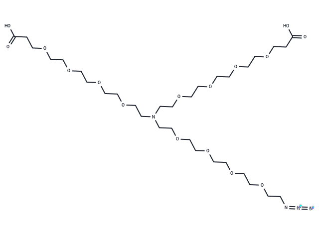 化合物 N-(Azido-PEG4)-N-bis(PEG4-acid),N-(Azido-PEG4)-N-bis(PEG4-acid)