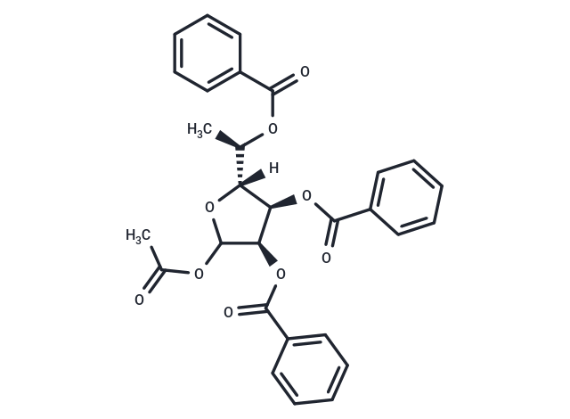 化合物 1-O-Acetyl-2,3,5-tri-O-benzoyl-5(R)-C-methyl-D-ribofuranose,1-O-Acetyl-2,3,5-tri-O-benzoyl-5(R)-C-methyl-D-ribofuranose