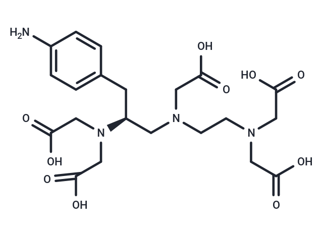 化合物 S-2-(4-Aminobenzyl)-diethylenetriamine pentaacetic acid TFA salt, p-NH2-Bn-DTPA-TFA,S-2-(4-Aminobenzyl)-diethylenetriamine pentaacetic acid TFA salt, p-NH2-Bn-DTPA-TFA