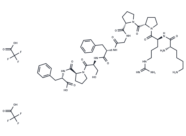 化合物 Lys-[Des-Arg9]Bradykinin TFA,Lys-[Des-Arg9]Bradykinin TFA