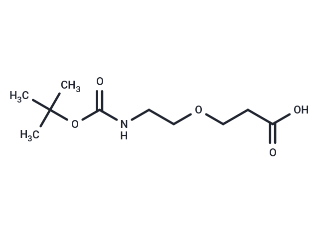 化合物 Boc-NH-PEG1-CH2CH2COOH,Boc-NH-PEG1-CH2CH2COOH