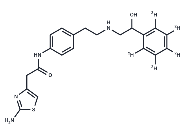 化合物 (Rac)-Mirabegron-d5,(Rac)-Mirabegron-d5