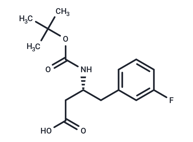 化合物 (R)-3-((tert-Butoxycarbonyl)amino)-4-(3-fluorophenyl)butanoic acid,(R)-3-((tert-Butoxycarbonyl)amino)-4-(3-fluorophenyl)butanoic acid