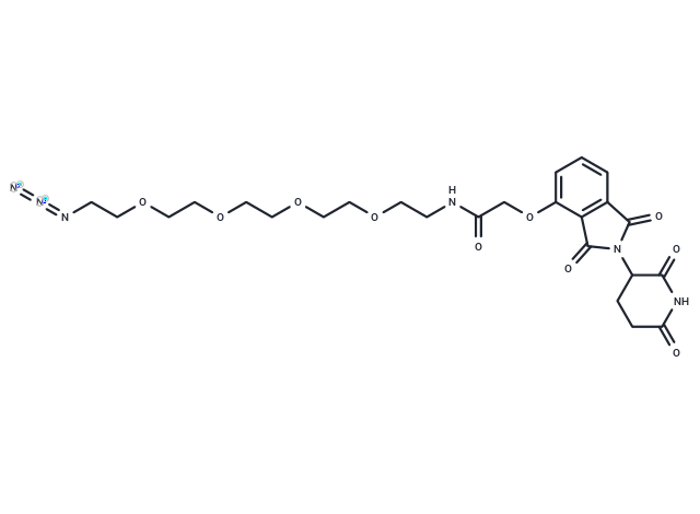 化合物 Thalidomide-O-amido-PEG4-azide,Thalidomide-O-amido-PEG4-azide