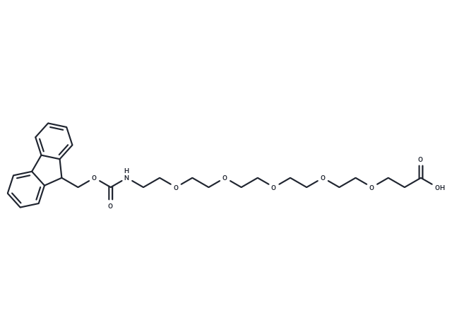 化合物 Fmoc-amino-PEG5-acid,Fmoc-amino-PEG5-acid