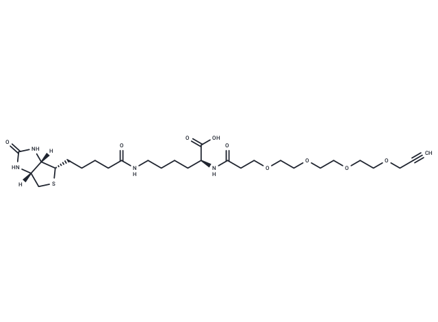 化合物 N-(Propargyl-PEG4)-biocytin,N-(Propargyl-PEG4)-biocytin