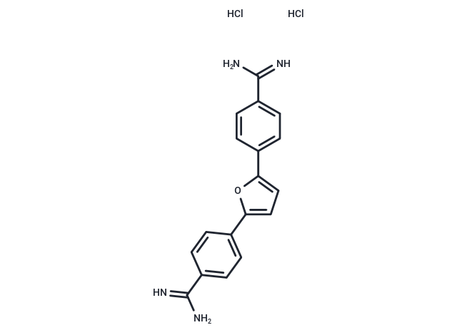 化合物 Furamidine dihydrochloride,Furamidine dihydrochloride