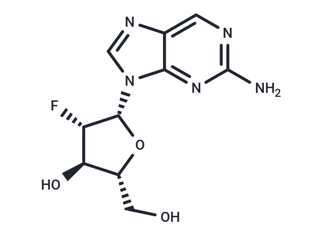 化合物 2-Aminopurine -9-beta-D-(2’-deoxy-2’-fluoro)arabino-riboside,2-Aminopurine -9-beta-D-(2’-deoxy-2’-fluoro)arabino-riboside