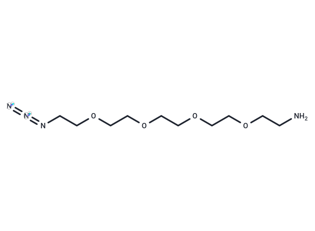 化合物 N3-PEG4-C2-NH2,N3-PEG4-C2-NH2