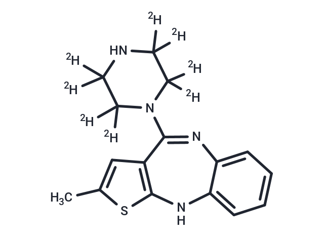 化合物 N-Desmethyl Olanzapine-d8,N-Desmethyl Olanzapine-d8