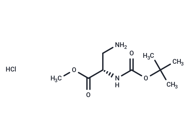 化合物 (S)-Methyl 3-amino-2-((tert-butoxycarbonyl)amino)propanoate hydrochloride,(S)-Methyl 3-amino-2-((tert-butoxycarbonyl)amino)propanoate hydrochloride