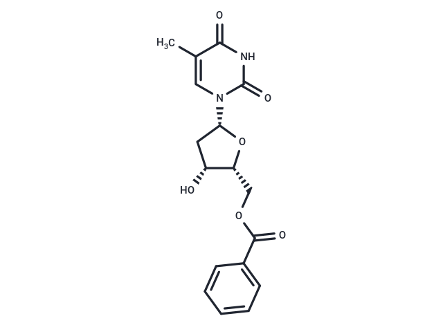 化合物 5’-O-Benzoylthymidine,5’-O-Benzoylthymidine