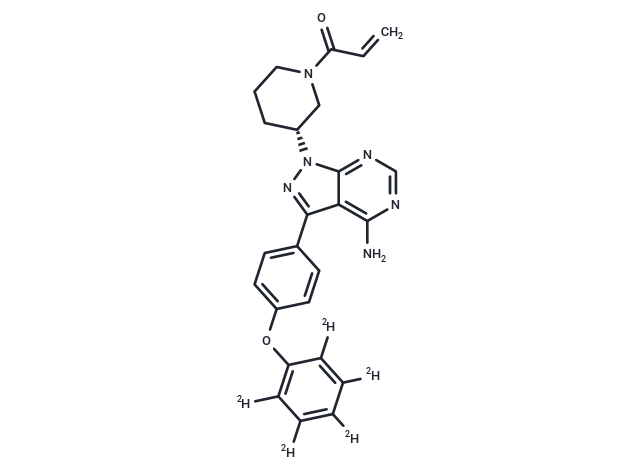 化合物 Ibrutinib-d5,Ibrutinib-d5