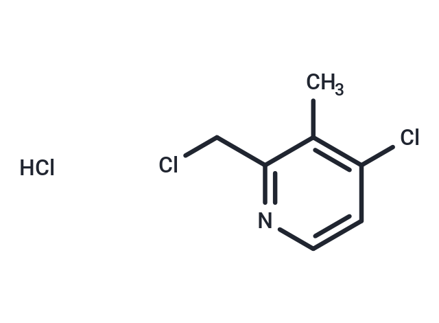 化合物 4-Chloro-2-(chloromethyl)-3-methylpyridine hydrochloride,4-Chloro-2-(chloromethyl)-3-methylpyridine hydrochloride