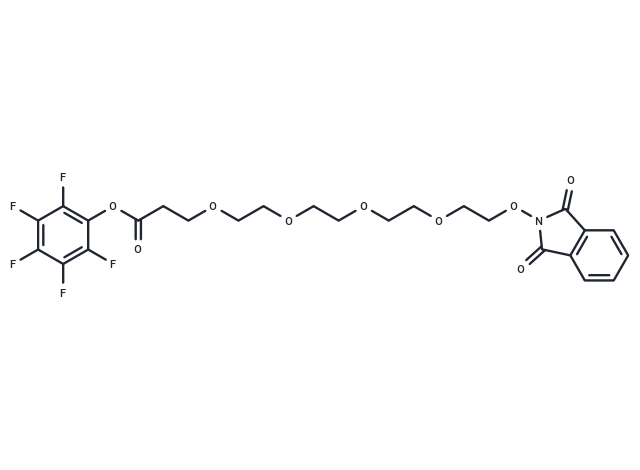 化合物 NHPI-PEG4-C2-Pfp ester,NHPI-PEG4-C2-Pfp ester