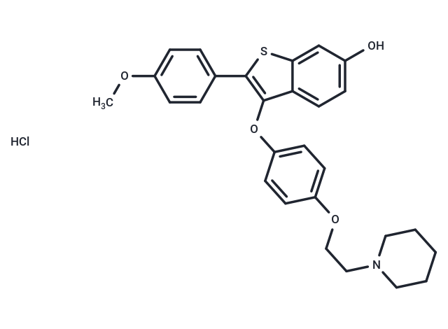 化合物 Arzoxifene hydrochloride,Arzoxifene hydrochloride