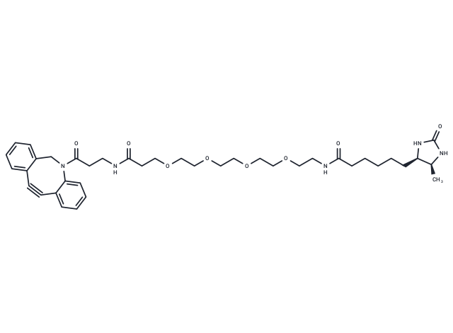 化合物 DBCO-PEG4-Desthiobiotin,DBCO-PEG4-Desthiobiotin