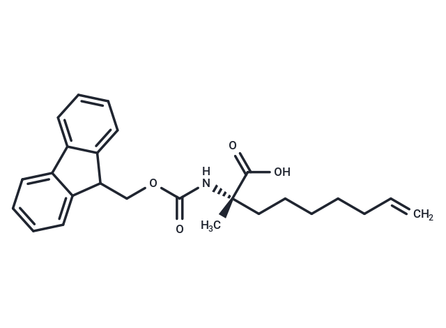 (S)-N-FMoc-2-(6'-heptenyl)alanine,(S)-N-FMoc-2-(6'-heptenyl)alanine