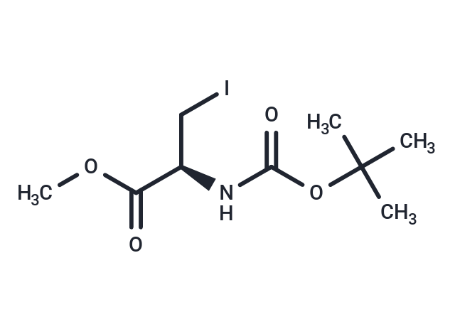 化合物 (S)-Methyl 2-((tert-butoxycarbonyl)amino)-3-iodopropanoate,(S)-Methyl 2-((tert-butoxycarbonyl)amino)-3-iodopropanoate