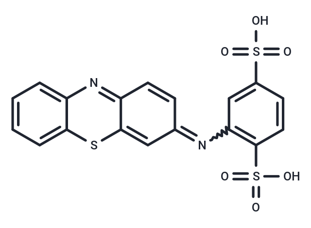 化合物 3-(2',5'-Disulfophenylimino)-3H-phenothiazine,3-(2',5'-Disulfophenylimino)-3H-phenothiazine