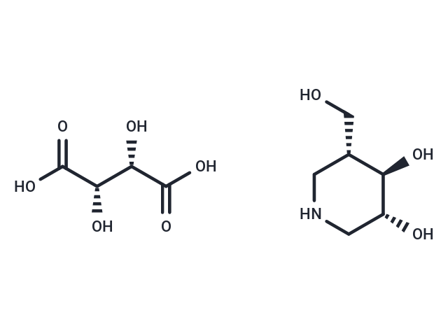 化合物 Afegostat D-Tartrate,Afegostat D-Tartrate