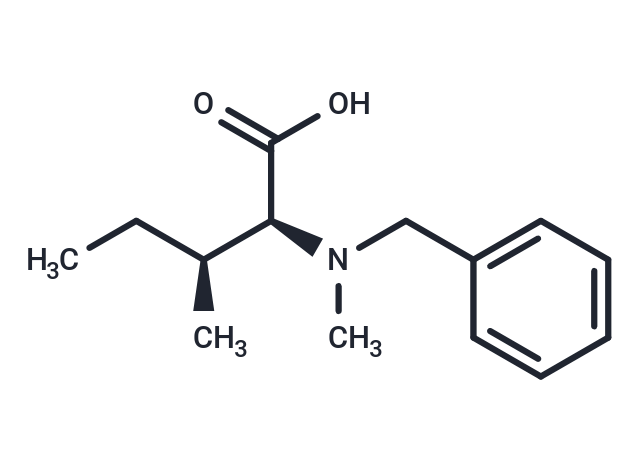 化合物 (2S,3S)-2-(Benzyl(methyl)amino)-3-methylpentanoic acid,(2S,3S)-2-(Benzyl(methyl)amino)-3-methylpentanoic acid