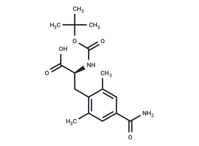 化合物 (S)-2-((tert-Butoxycarbonyl)amino)-3-(4-carbamoyl-2,6-dimethylphenyl)propanoic acid,(S)-2-((tert-Butoxycarbonyl)amino)-3-(4-carbamoyl-2,6-dimethylphenyl)propanoic acid