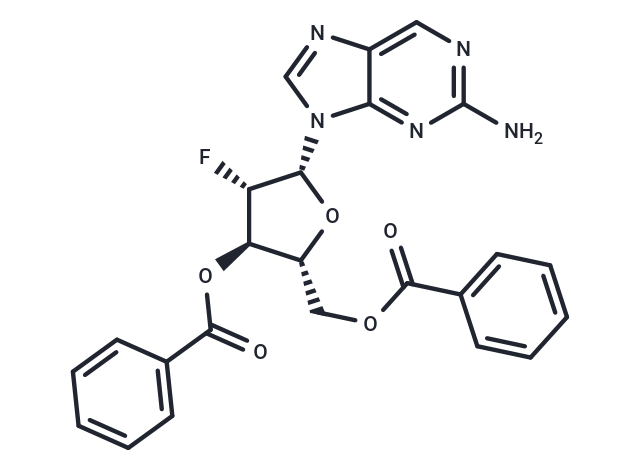 化合物 2-Aminopurine -9-beta-D-(3’,5’-di-O-benzoyl-2’-deoxy-2’-fluoro)arabinoriboside,2-Aminopurine -9-beta-D-(3’,5’-di-O-benzoyl-2’-deoxy-2’-fluoro)arabinoriboside