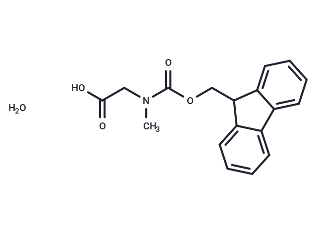 化合物 2-((((9H-Fluoren-9-yl)methoxy)carbonyl)(methyl)amino)acetic acid hydrate,2-((((9H-Fluoren-9-yl)methoxy)carbonyl)(methyl)amino)acetic acid hydrate