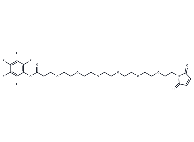 化合物 Mal-PEG6-PFP ester,Mal-PEG6-PFP ester