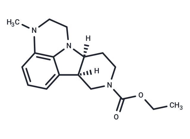 化合物 (6bR,10aS)-Ethyl 3-methyl-2,3,6b,7,10,10a-hexahydro-1H-pyrido[3',4':4,5]pyrrolo[1,2,3-de]quinoxaline-8(9H)-carboxylate,(6bR,10aS)-Ethyl 3-methyl-2,3,6b,7,10,10a-hexahydro-1H-pyrido[3',4':4,5]pyrrolo[1,2,3-de]quinoxaline-8(9H)-carboxylate