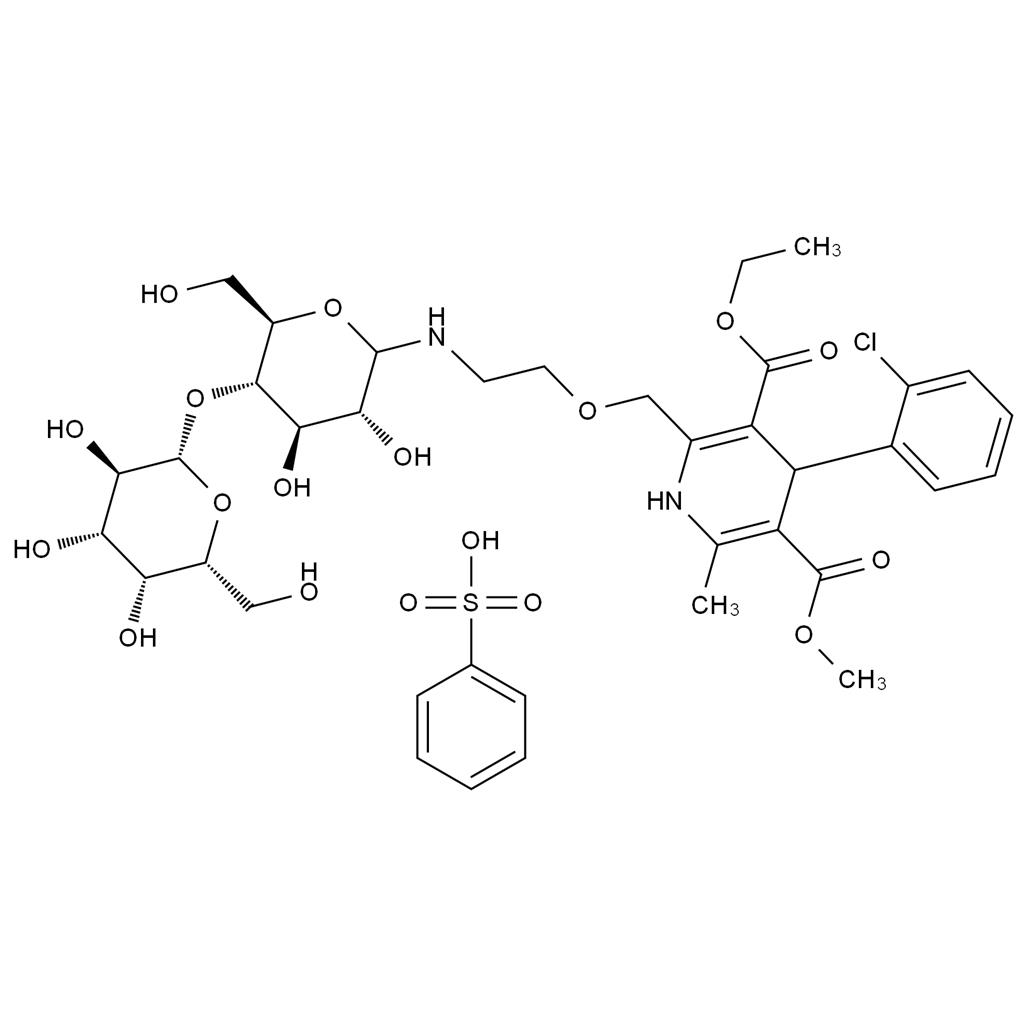 氨氯地平N-乳糖苷 苯磺酸鹽,Amlodipine N-Lactoside Besylate