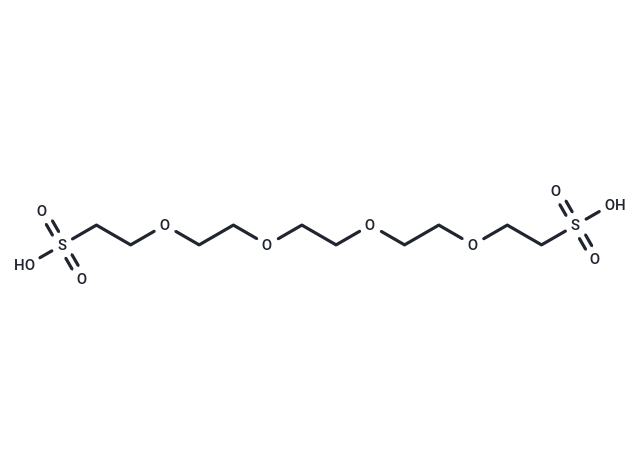 化合物 Bis-PEG4-sulfonic acid,Bis-PEG4-sulfonic acid