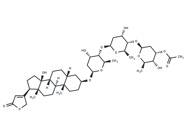 化合物 Acetyldigitoxin,Acetyldigitoxin