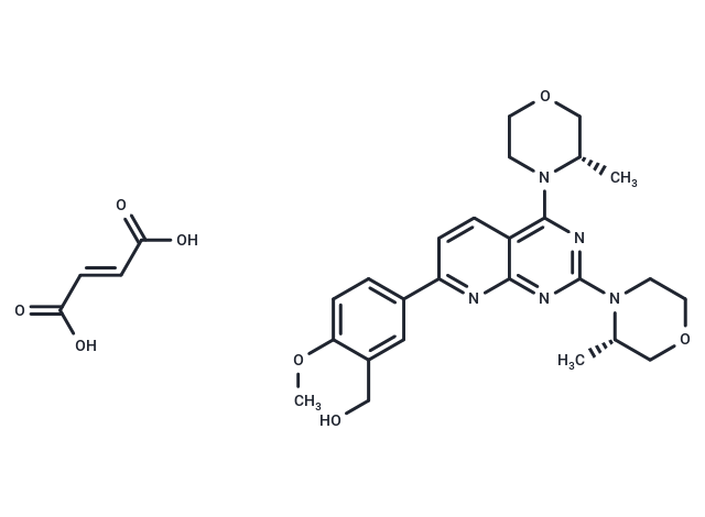 化合物 AZD-8055 fumarate,AZD-8055 fumarate