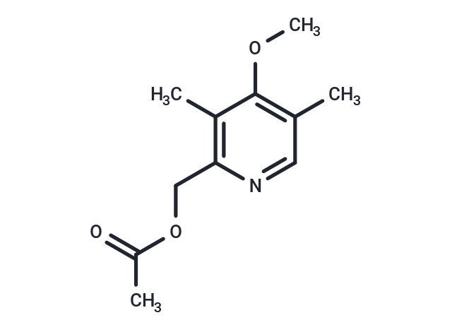 化合物 (4-Methoxy-3,5-dimethylpyridin-2-yl)methyl acetate,(4-Methoxy-3,5-dimethylpyridin-2-yl)methyl acetate