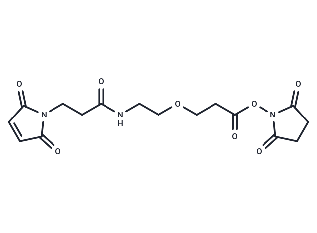 化合物 Mal-amido-PEG1-C2-?NHS ester,Mal-amido-PEG1-C2-?NHS ester